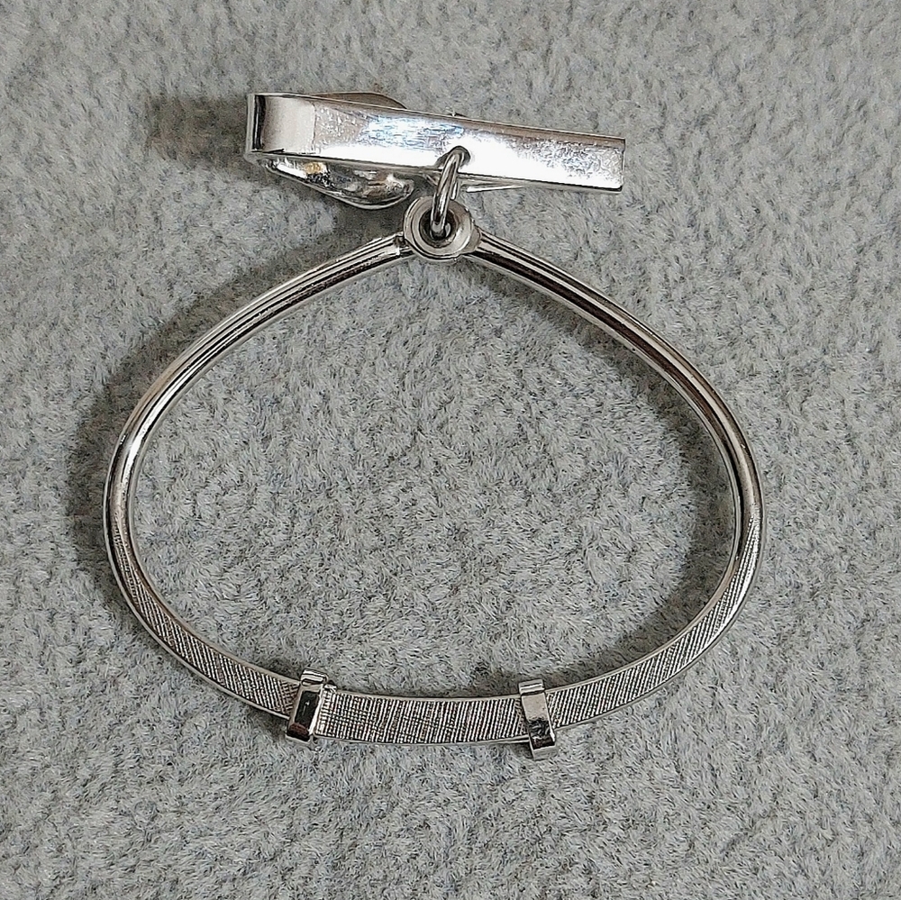 Vintage SWANK tie bar adjustable loop